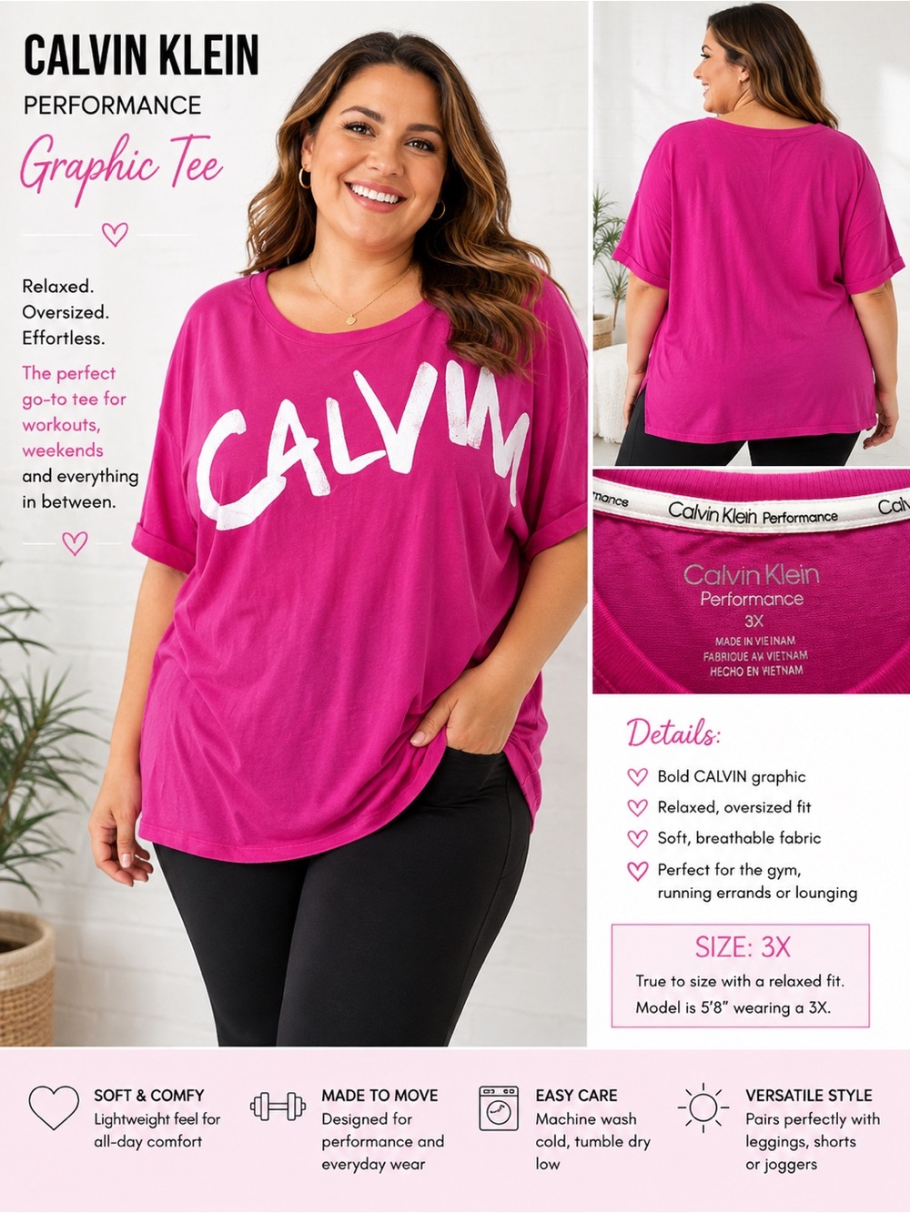 Calvin Klein short sleeve top NWOT - Box10-48